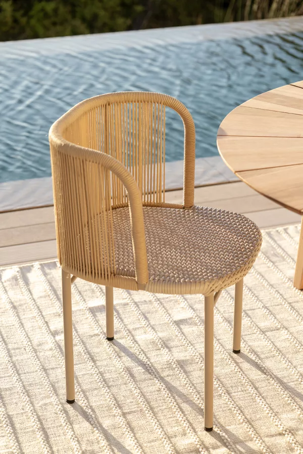 Livi Dining Table - Sunburst 6 Seater - Image 4