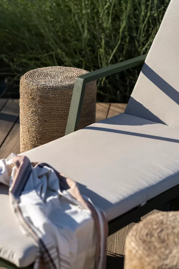Crystal Pool Lounger with Arms - Image 3